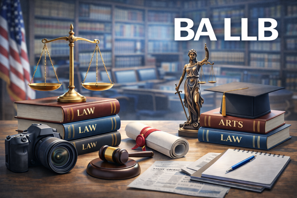 BA LLB(Bachelor of Arts + Bachelor of Laws)