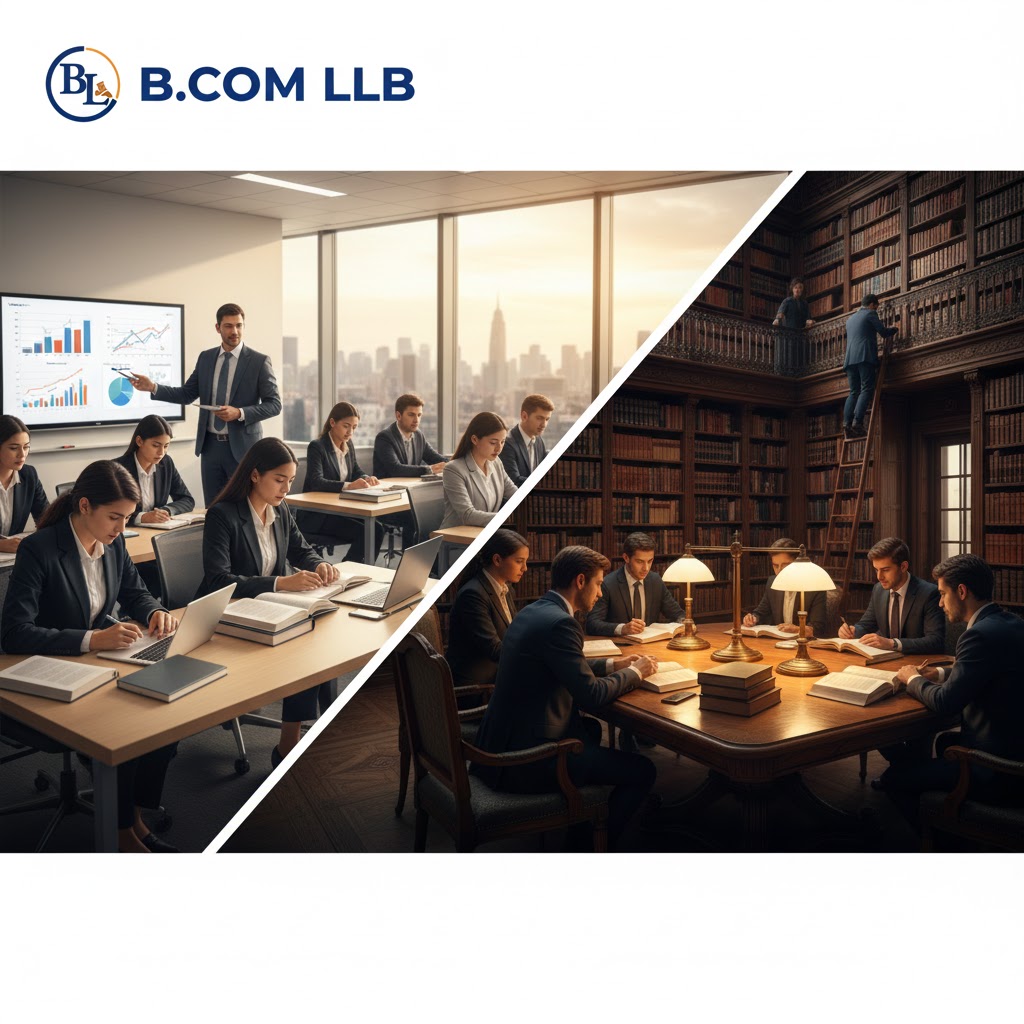 BCom LLB(Bachelor of Commerce + Bachelor of Laws)
